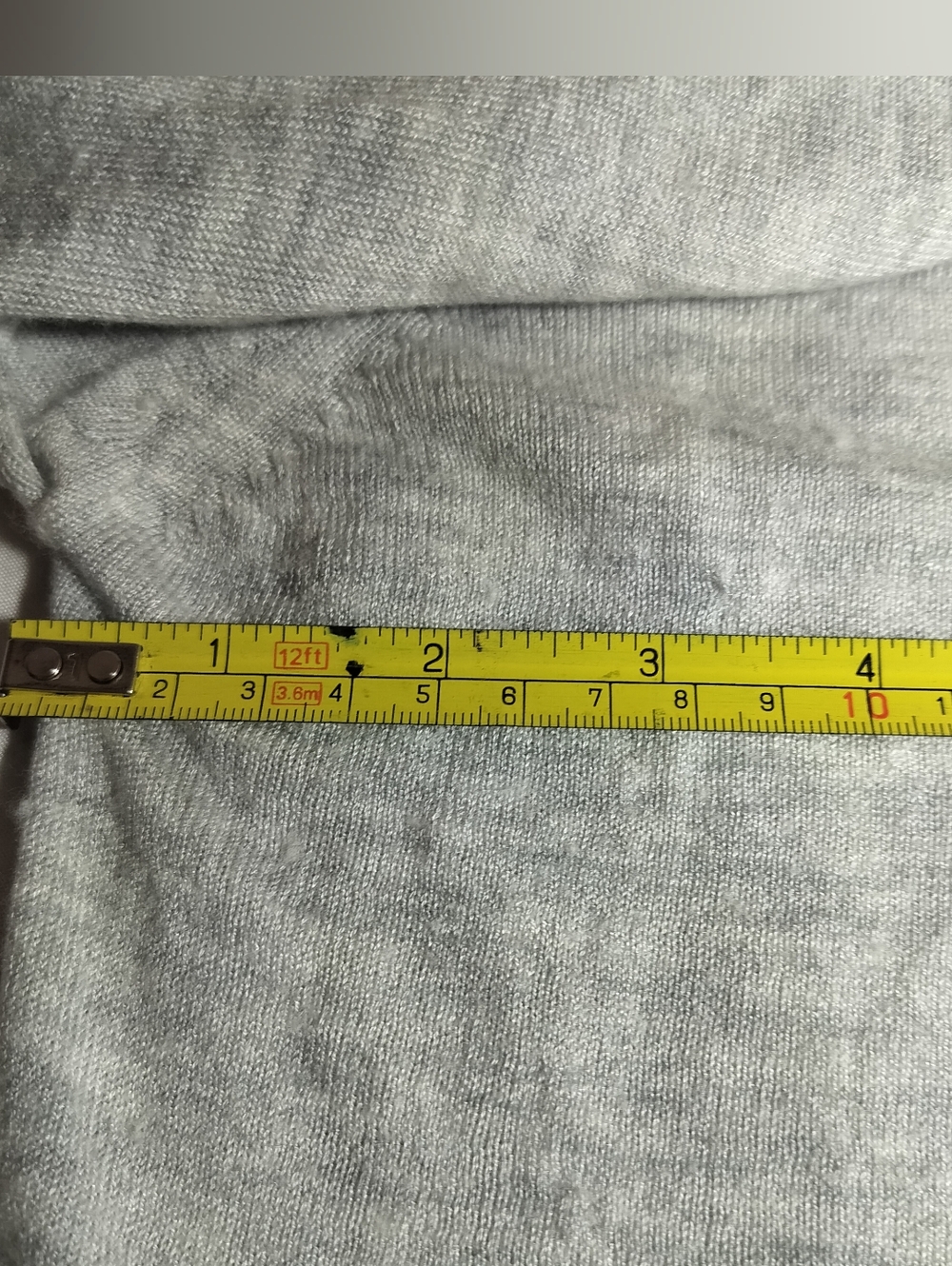 Zara Light Gray Wrap-Front Top - Picture 8 of 9